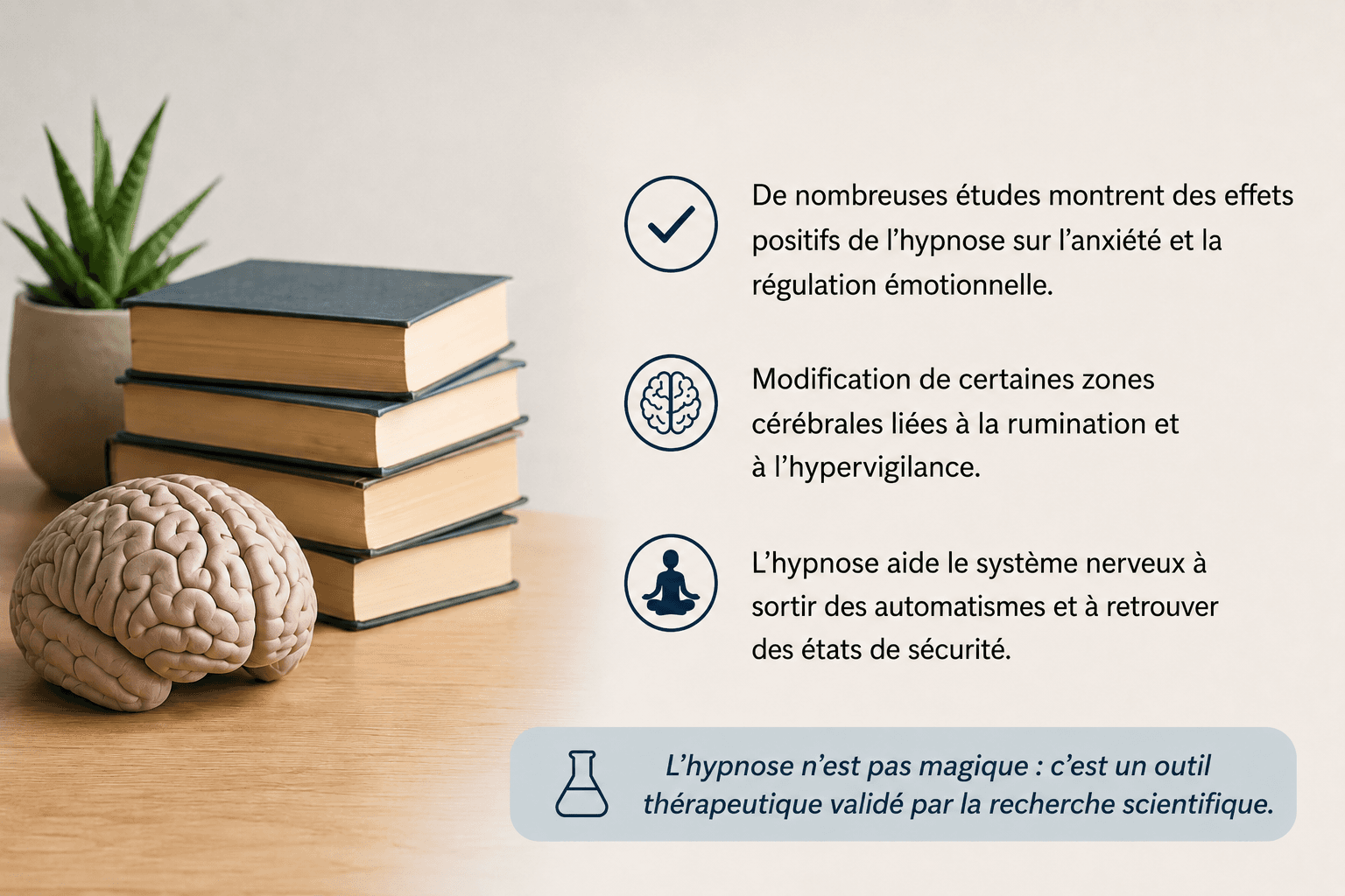 Ce que la science dit sur l'hypnose et l'anxiété : méta-analyses et imagerie cérébrale
