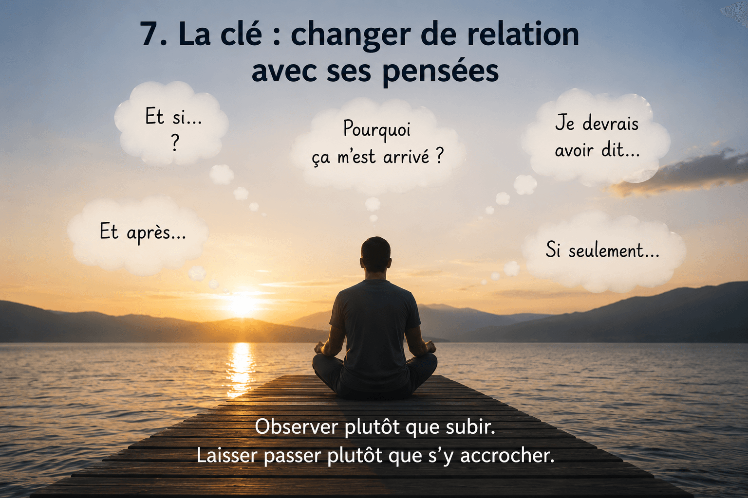 Changer de relation avec ses pensées : observer plutôt que subir
