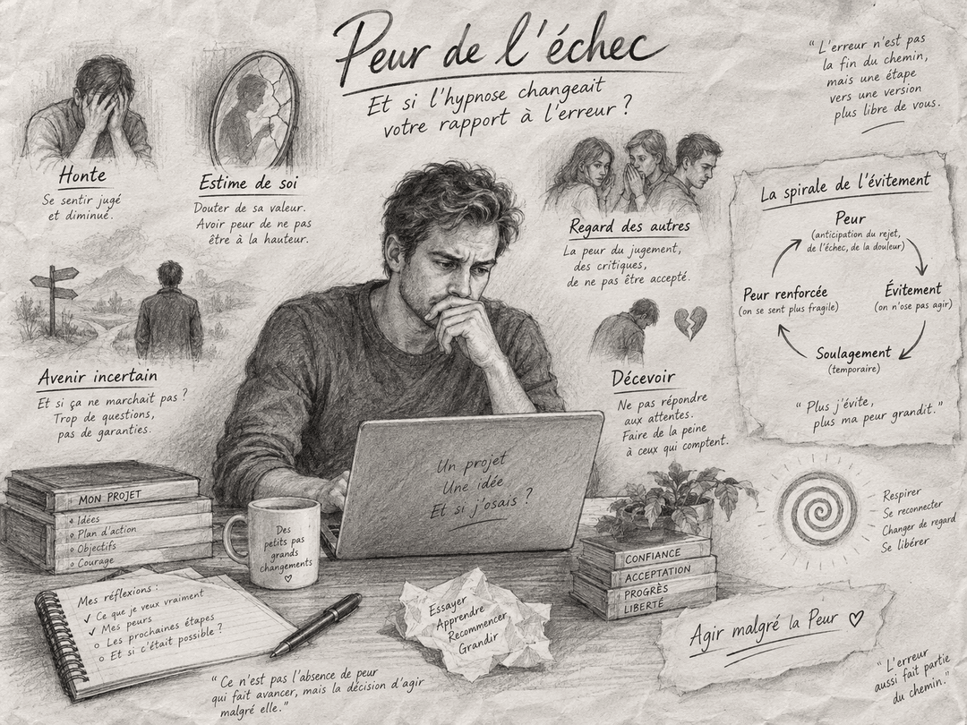 Peur de l'échec et hypnose : changer son rapport à l'erreur
